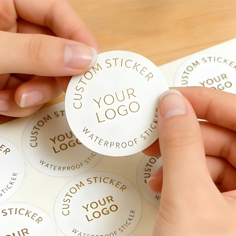 Coffee Tea Images - 【Kustomisasi】24Pcs-96Pcs, Sesuaikan Stiker, Gambar, dan Teks