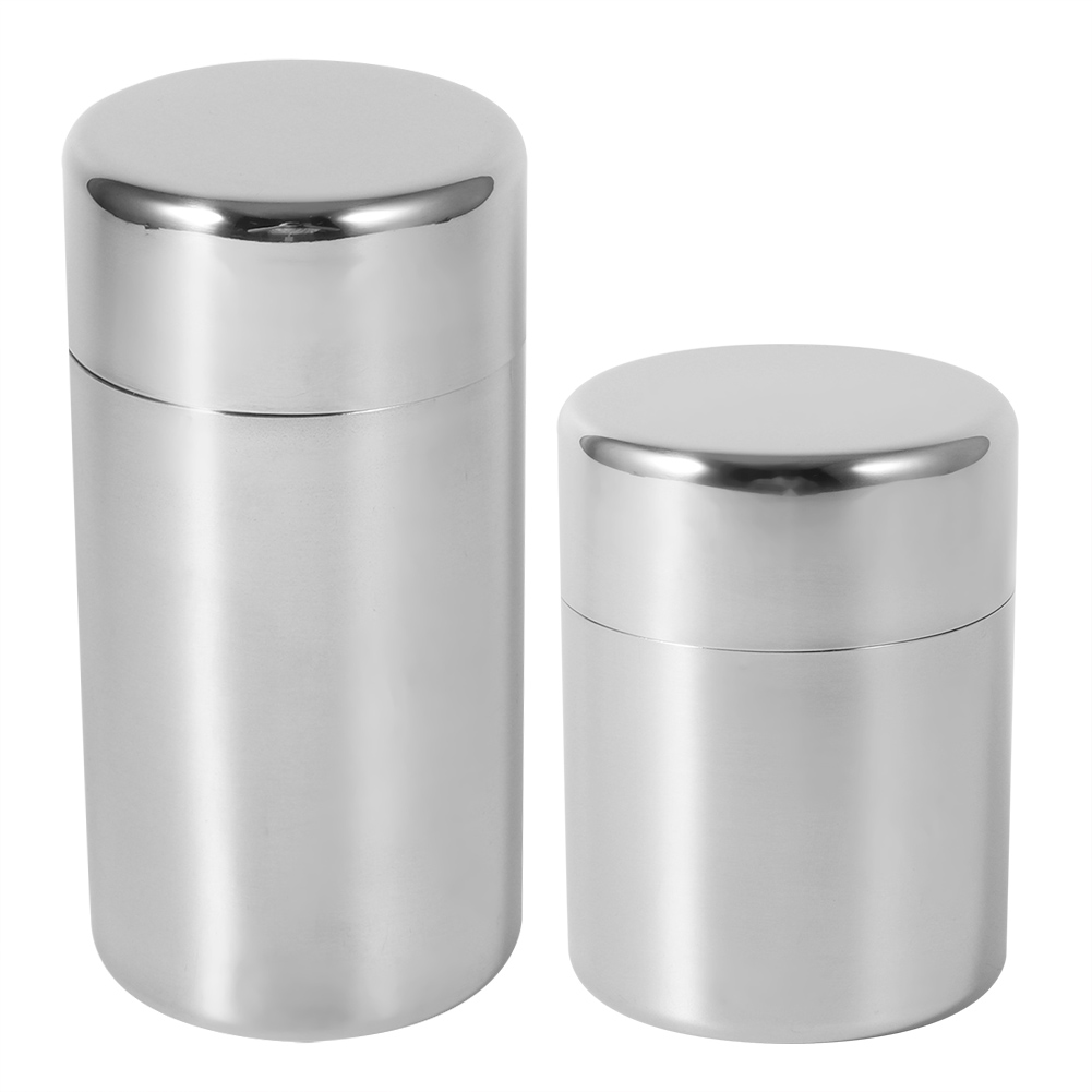 Coffee Tea And Sugar Set - Kaleng daun teh Stainless Steel, kaleng