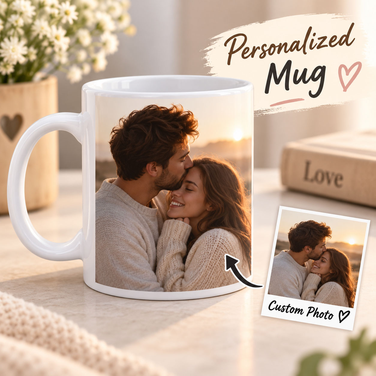 Coffee Tea Images - Mug Foto Kustom, Mug Kopi Keramik
