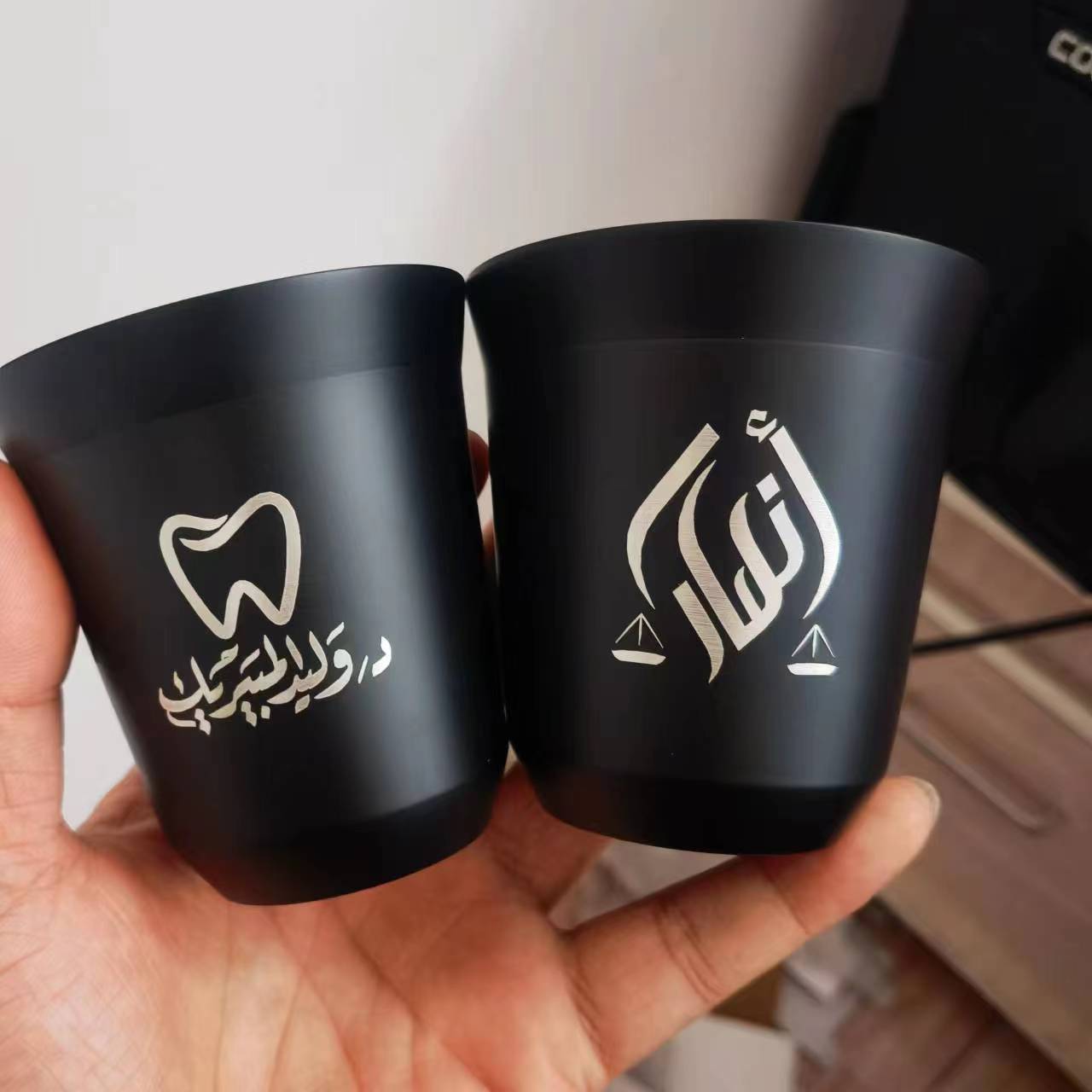 Coffee Tea Name - Cangkir Espresso Dinding Ganda Berinsulasi dari