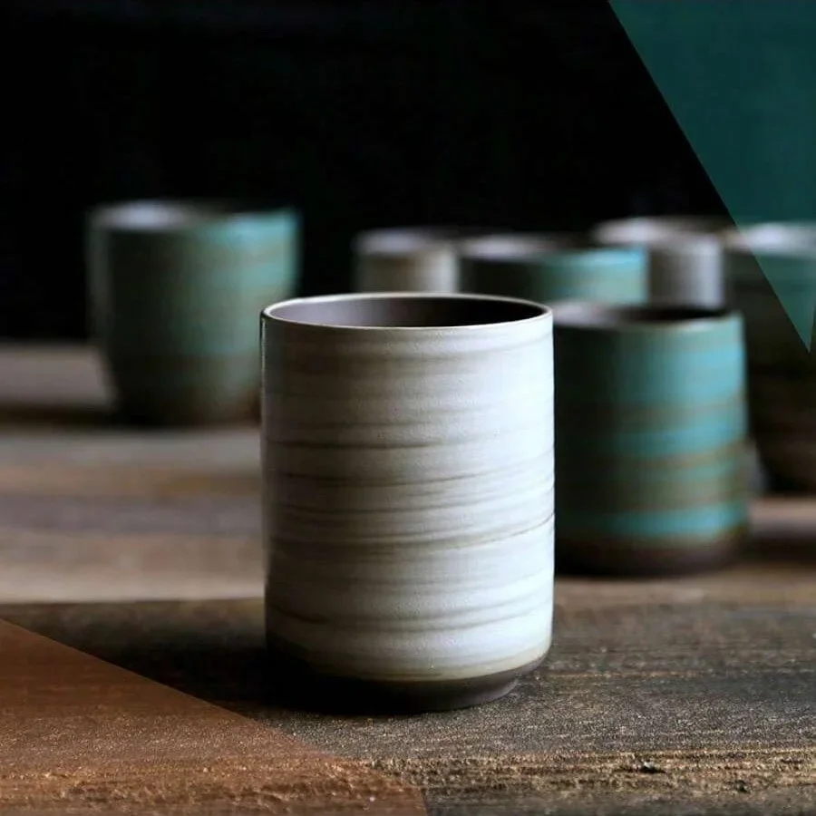 Xbloom Coffee Tea - Mug Stoneware Glasir Kresek Yang Dilukis