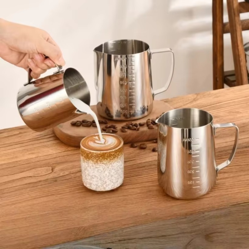 Cangkir Kopi Susu Baja Tahan K - Barista Milk Jug ulasan dan harga
