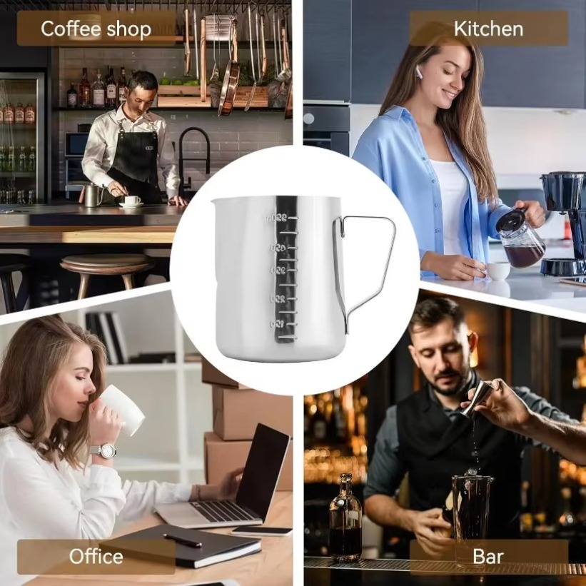 Cangkir Kopi Susu Baja Tahan K - Barista Milk Jug ulasan dan harga
