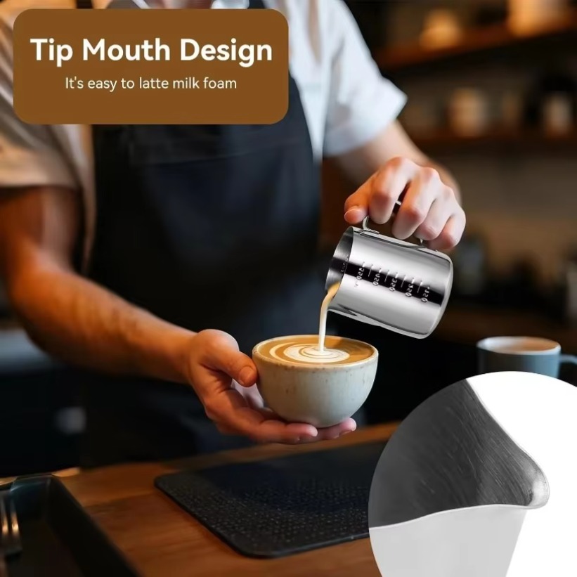 Cangkir Kopi Susu Baja Tahan K - Barista Milk Jug ulasan dan harga