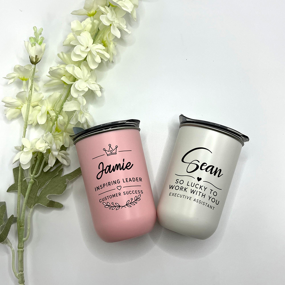 Gelas Tumbler Mini Baja Tahan  - Coffee Tea Name ulasan dan harga