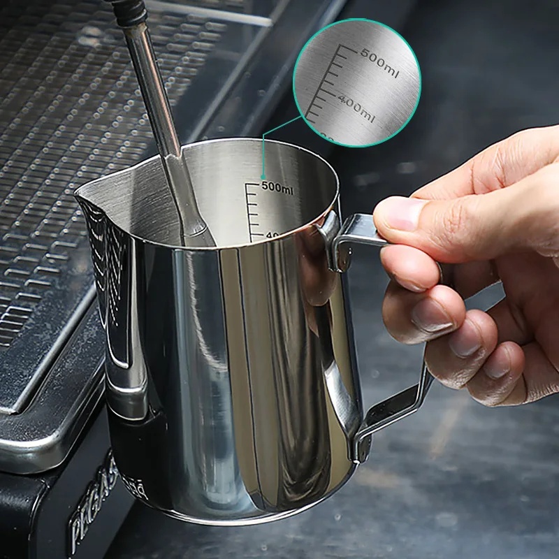 Jug Pembuat Busa Susu Stainles - Barista Milk Jug ulasan dan harga