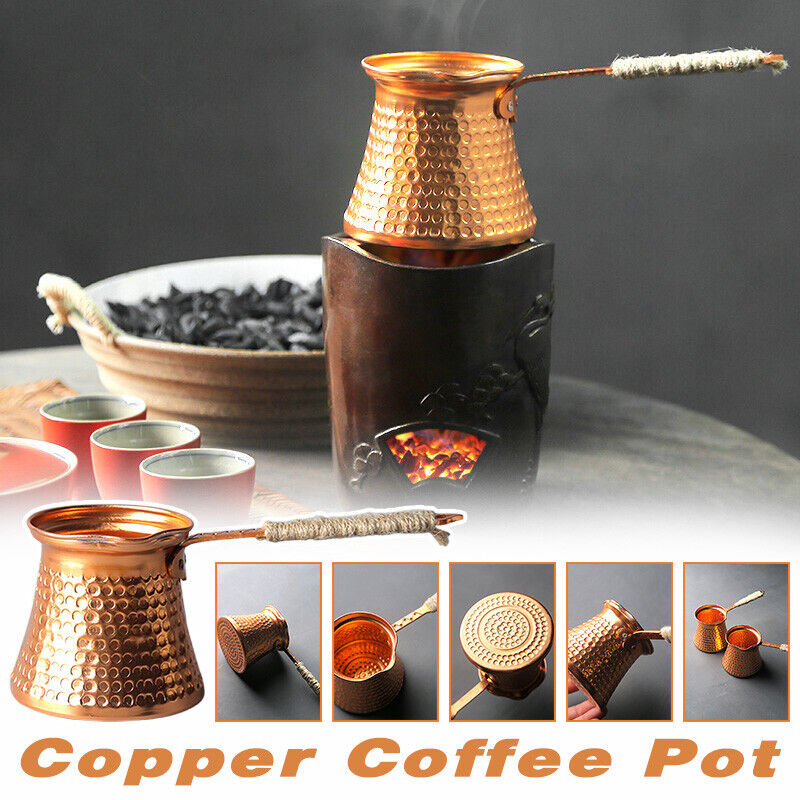 Pot kopi tembaga antik Turki t - Moka Pot Stove ulasan dan harga