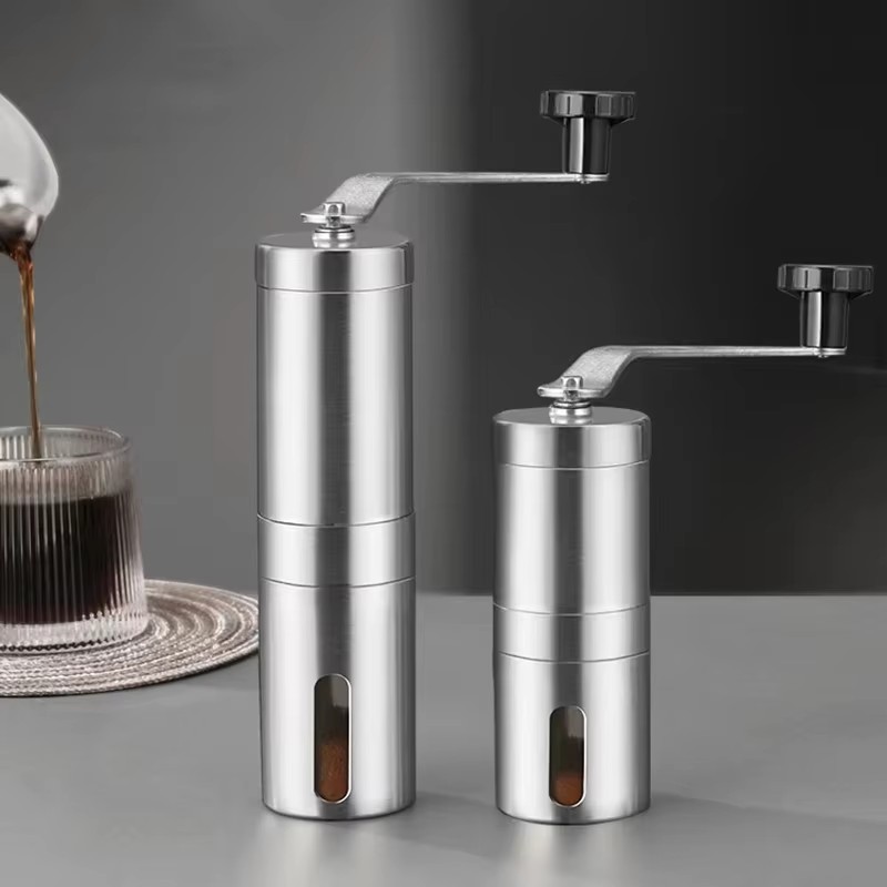 Penggiling Kopi Manual Portabe - Burr Hand Grinder ulasan dan harga