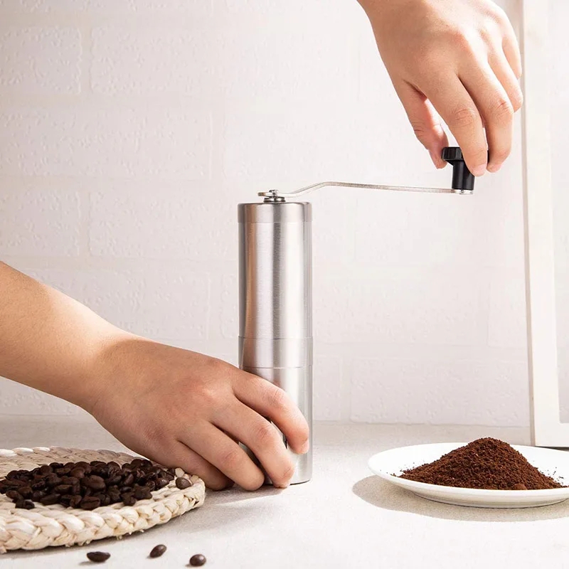 Penggiling Kopi Manual Portabe - Burr Hand Grinder ulasan dan harga