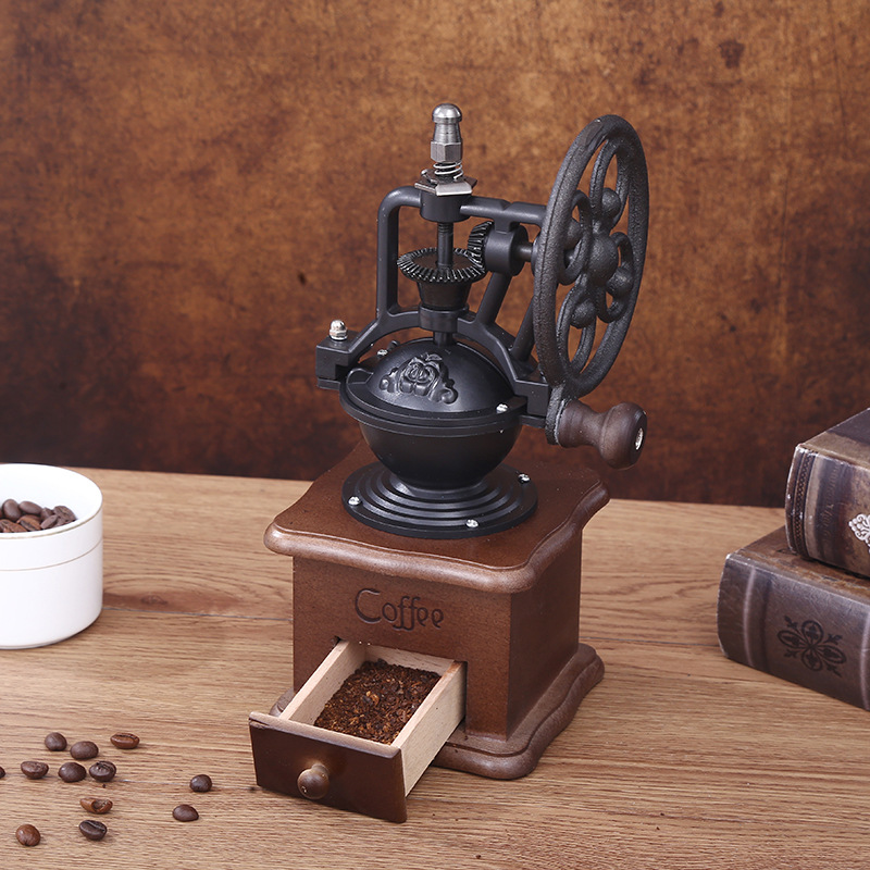 Penggiling Kopi Manual Klasik  - Burr Hand Grinder ulasan dan harga