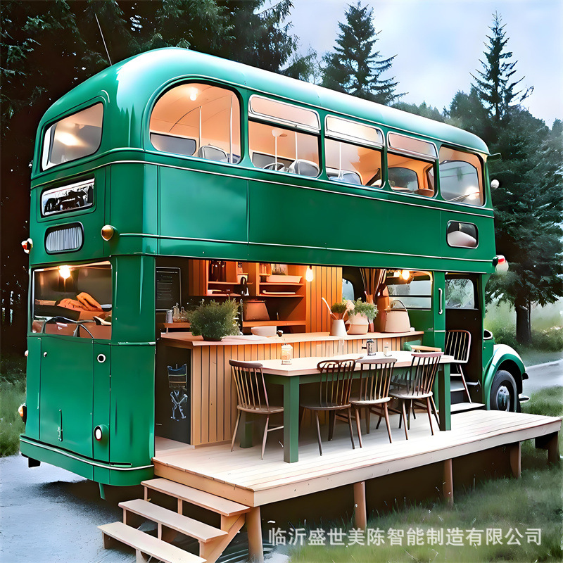 【Desain Baru】Gerobak Bus Tingk - Coffee Tea With Milk ulasan dan harga